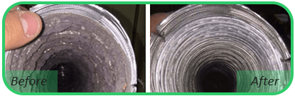 Dryer Vent Before & After